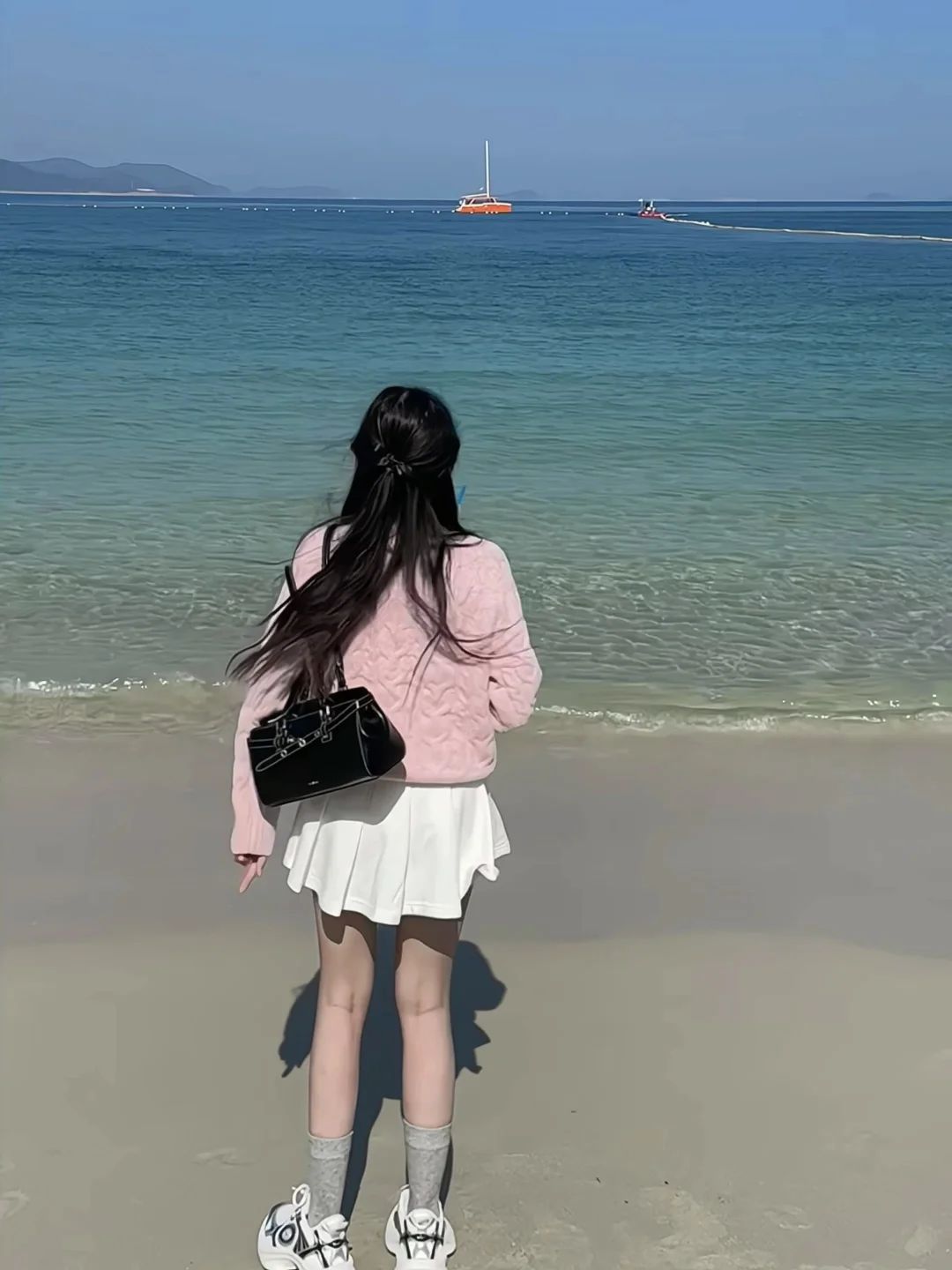 在果冻海边浅春系一下