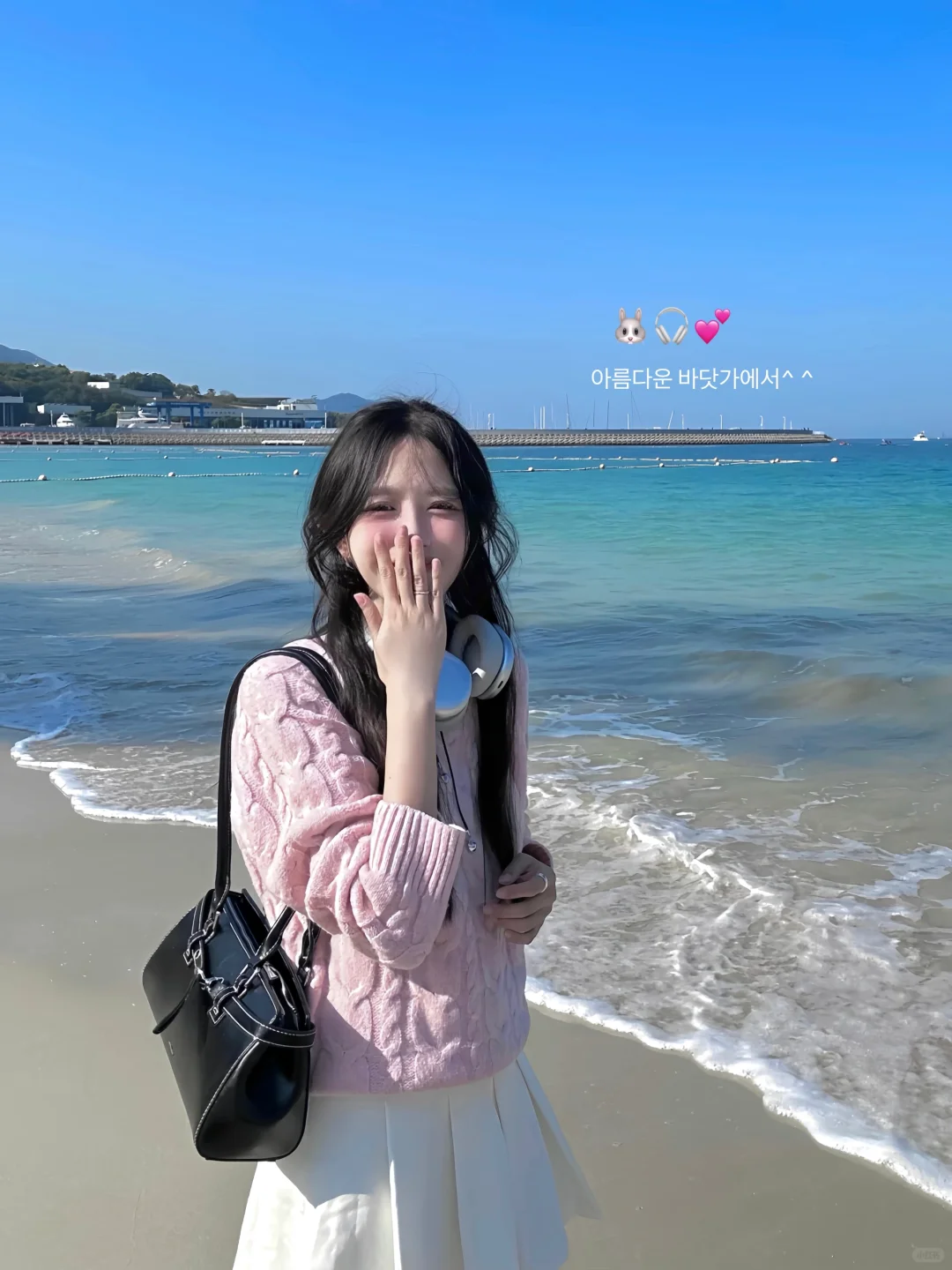 在果冻海边浅春系一下