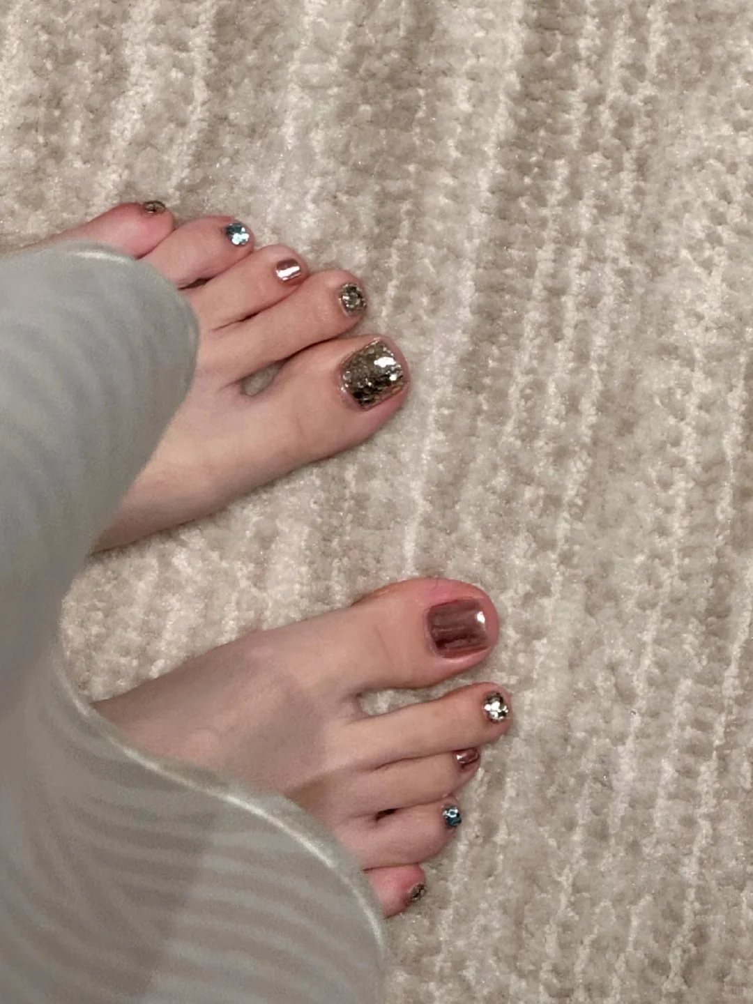 好想做个脚美甲！！