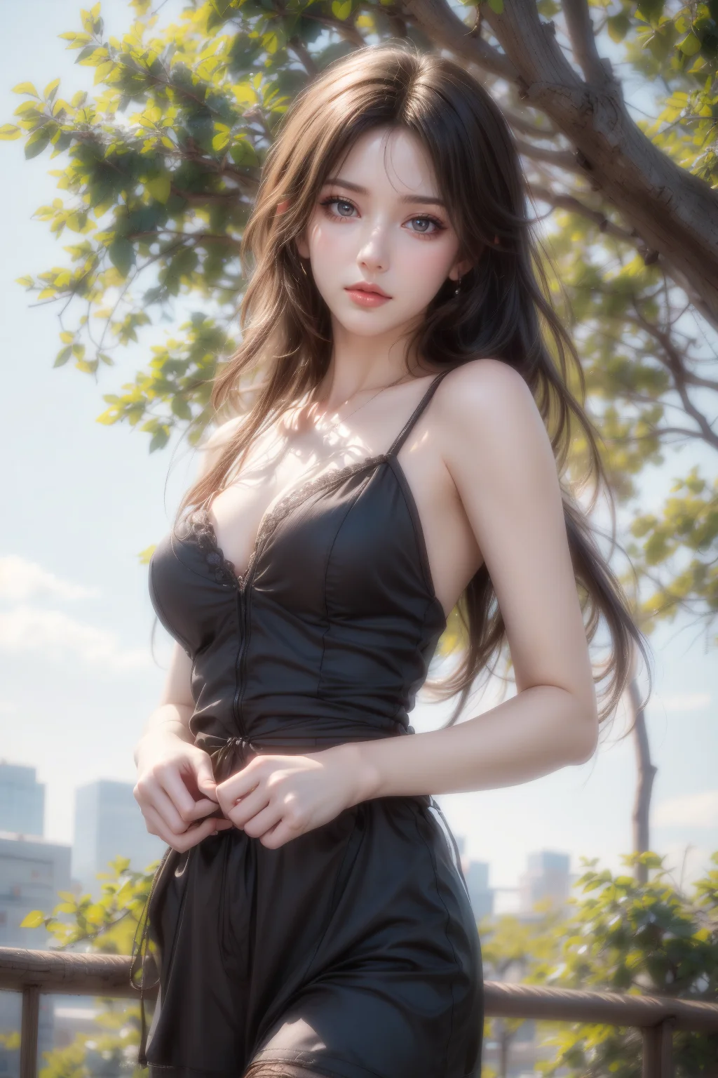 夏日花园里的美好时光,