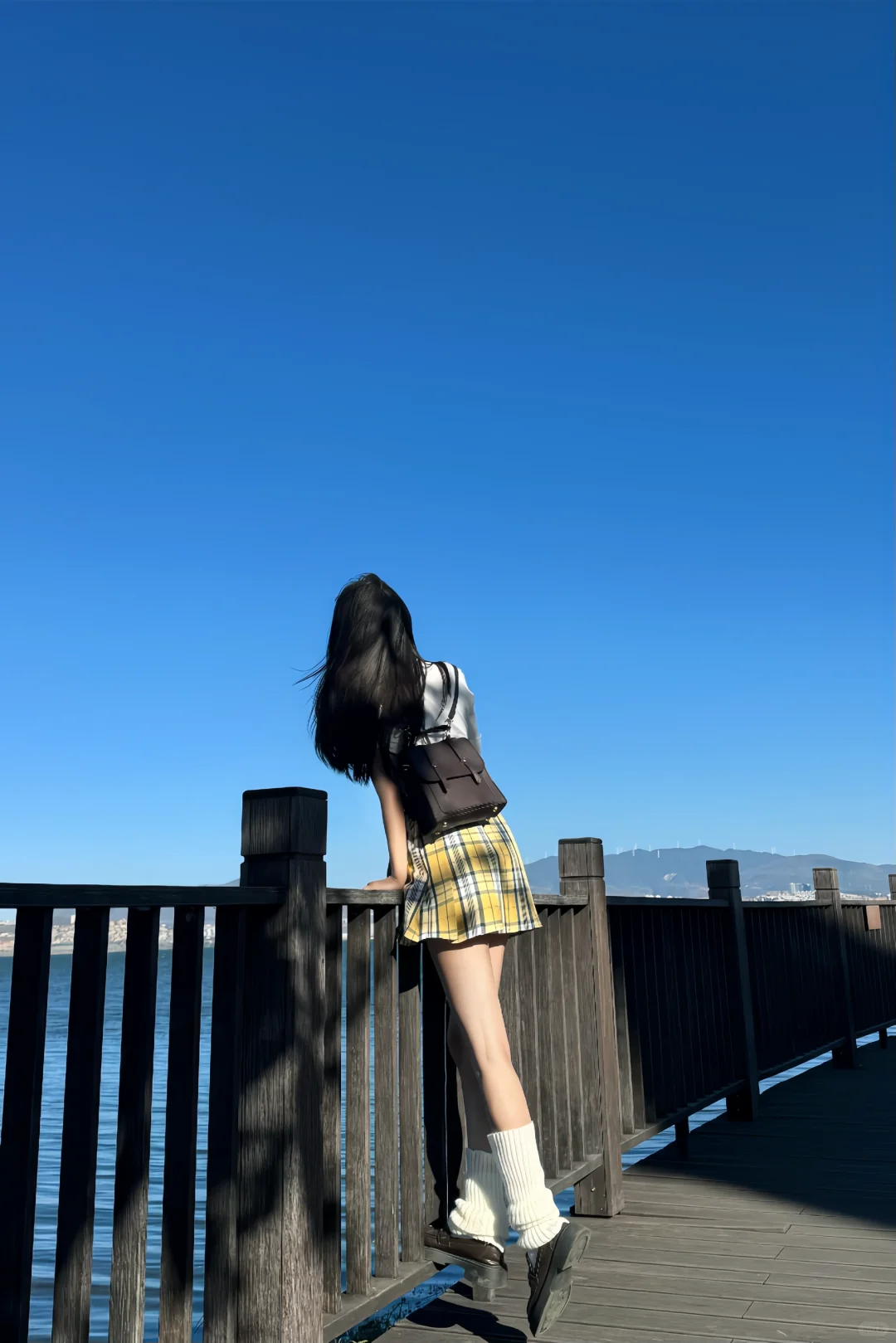 蓝天是我的背景板