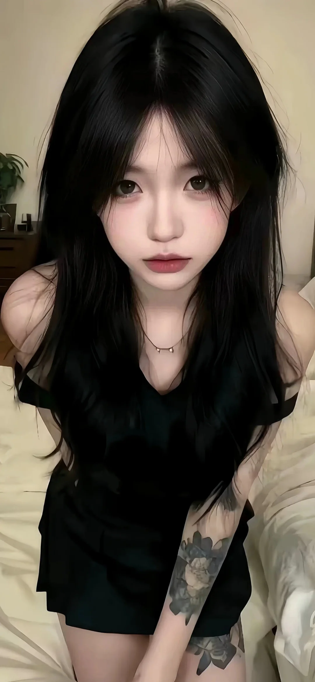 手机壁纸｜暗黑美女
