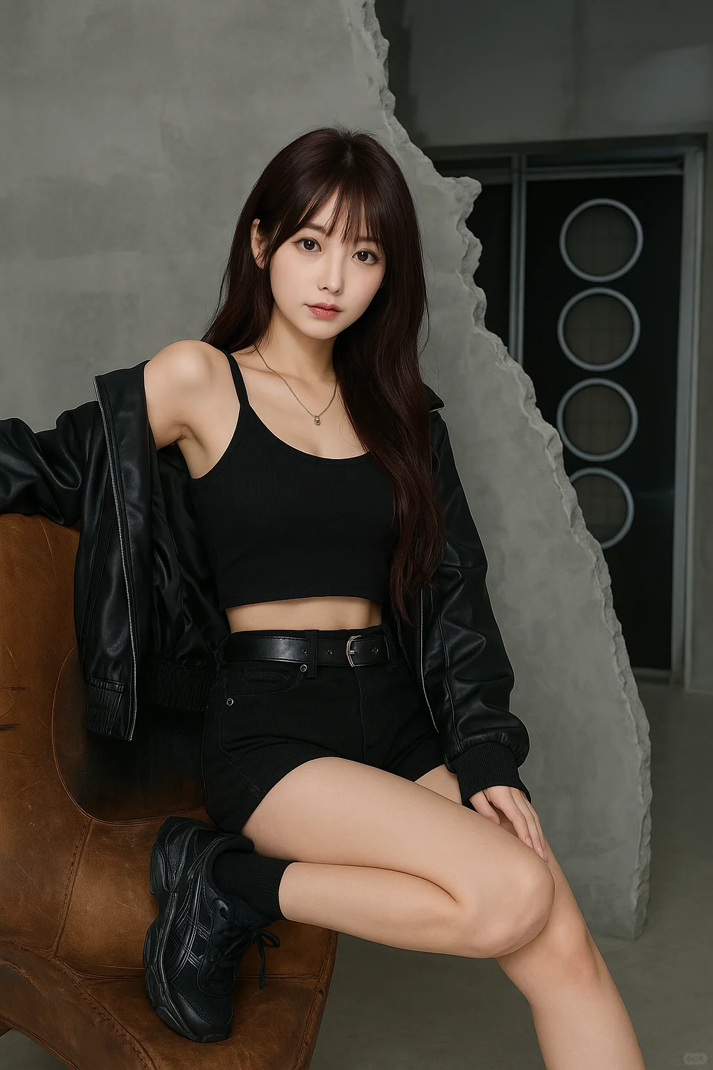 把 AI 捏的纯欲女神们做成壁纸啦！