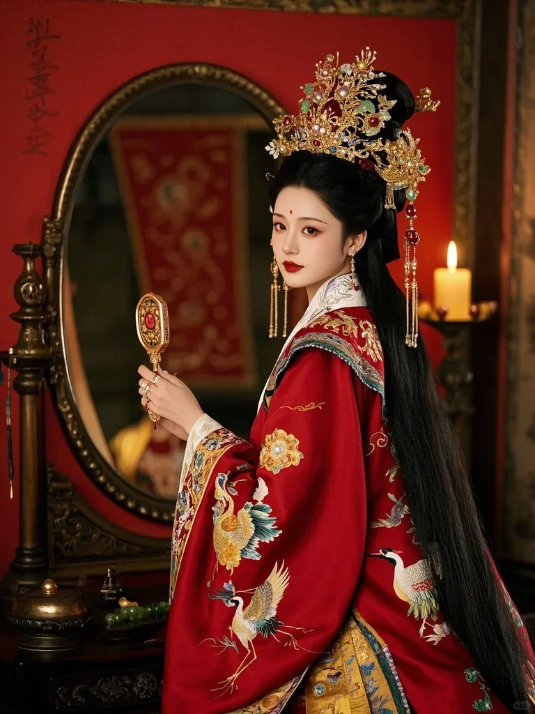 AI作图第45次（明制美眷：凤冠霞帔）