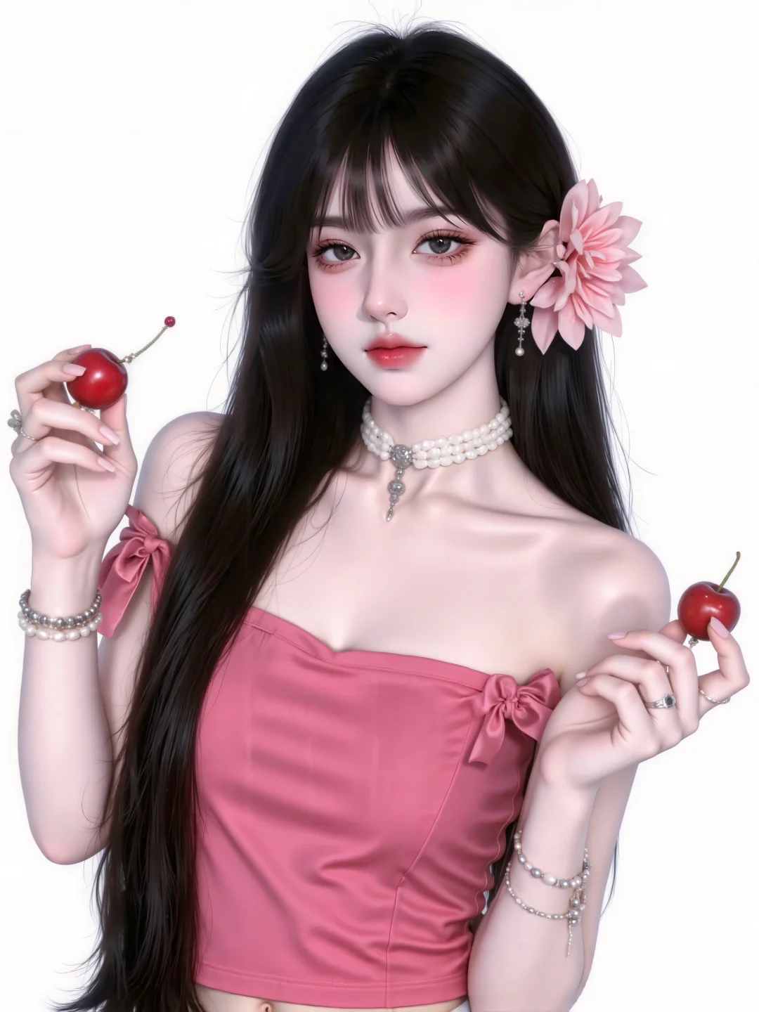 Ai女头｜粉色樱花女孩