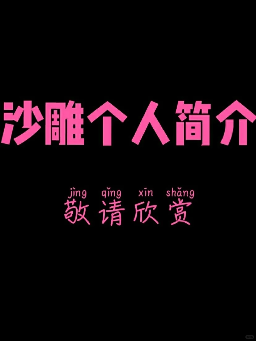 沙雕个人简介