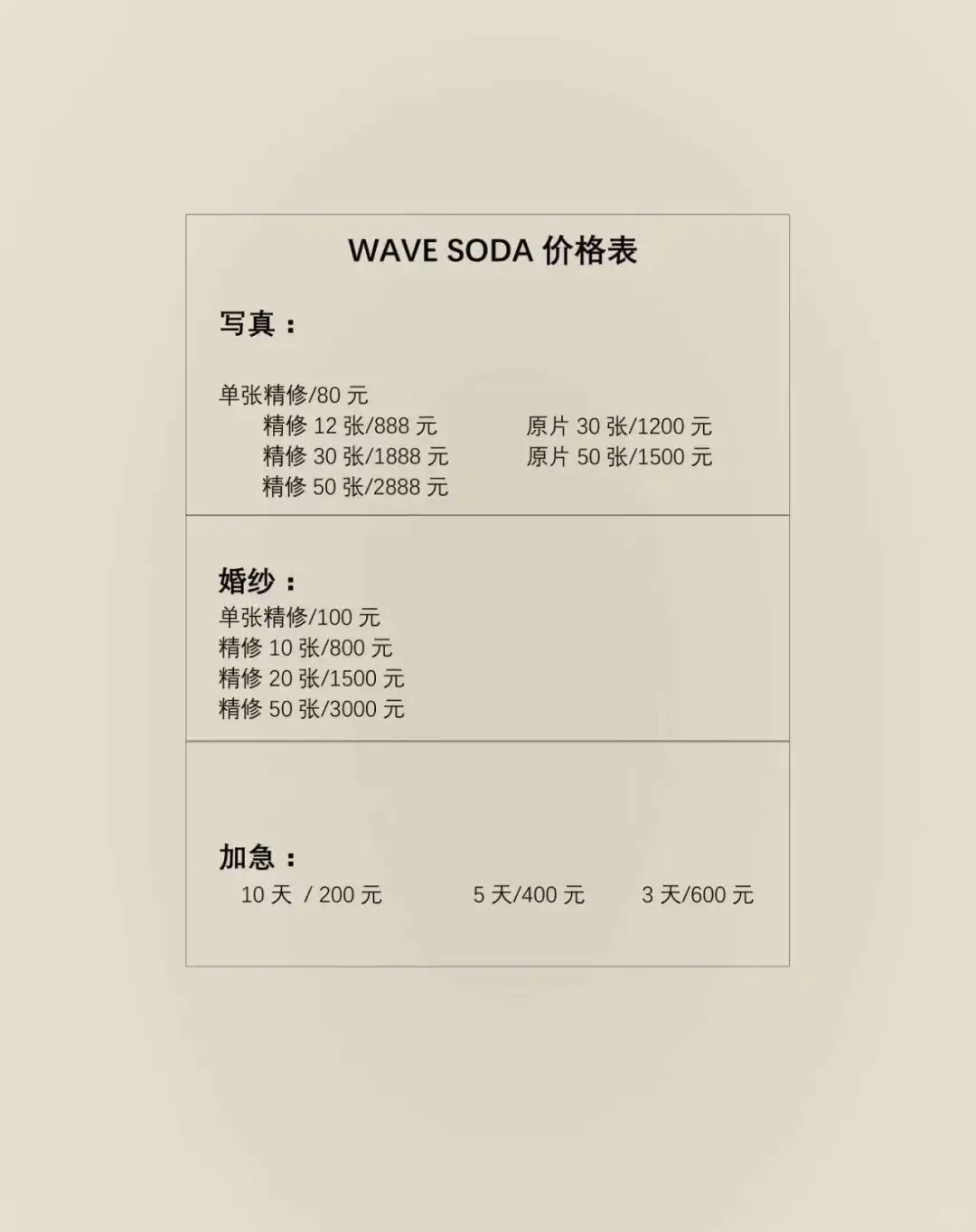 上海网红写真wave soda！