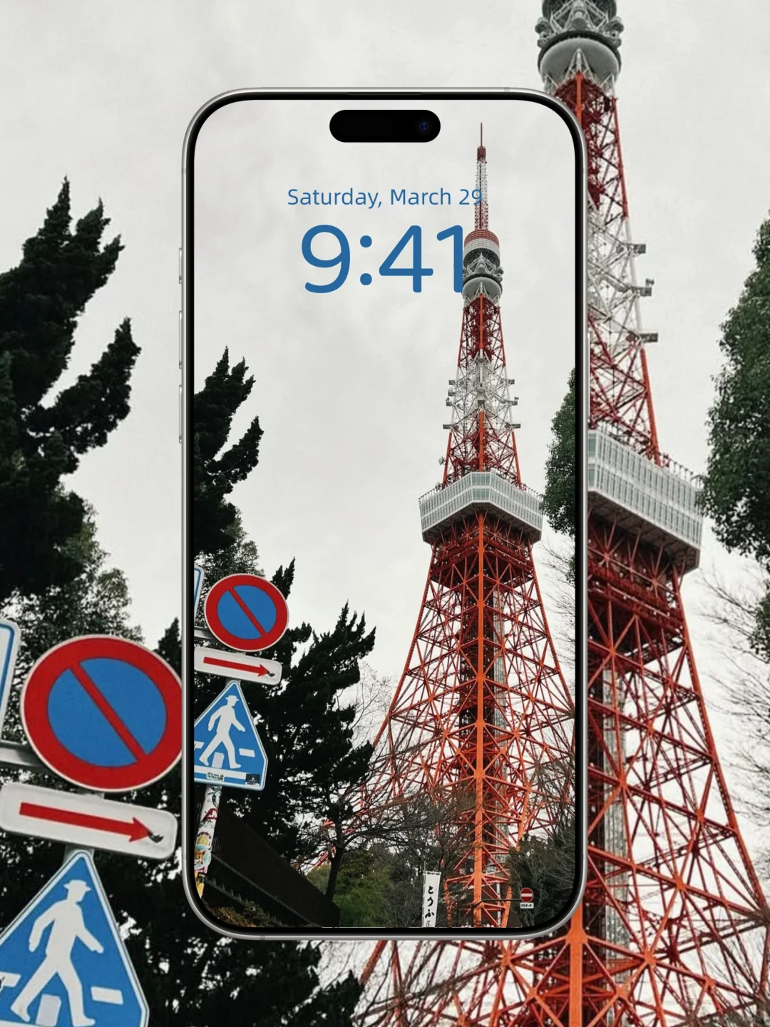 iPhone壁纸分享｜浪漫东京塔🗼