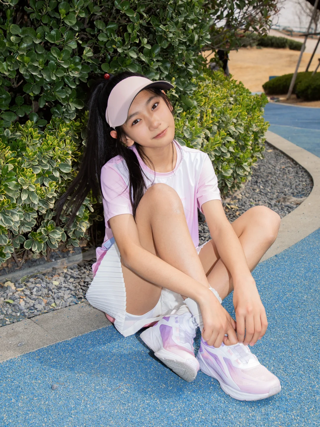 在公园碰到这样的女孩想多看两眼～