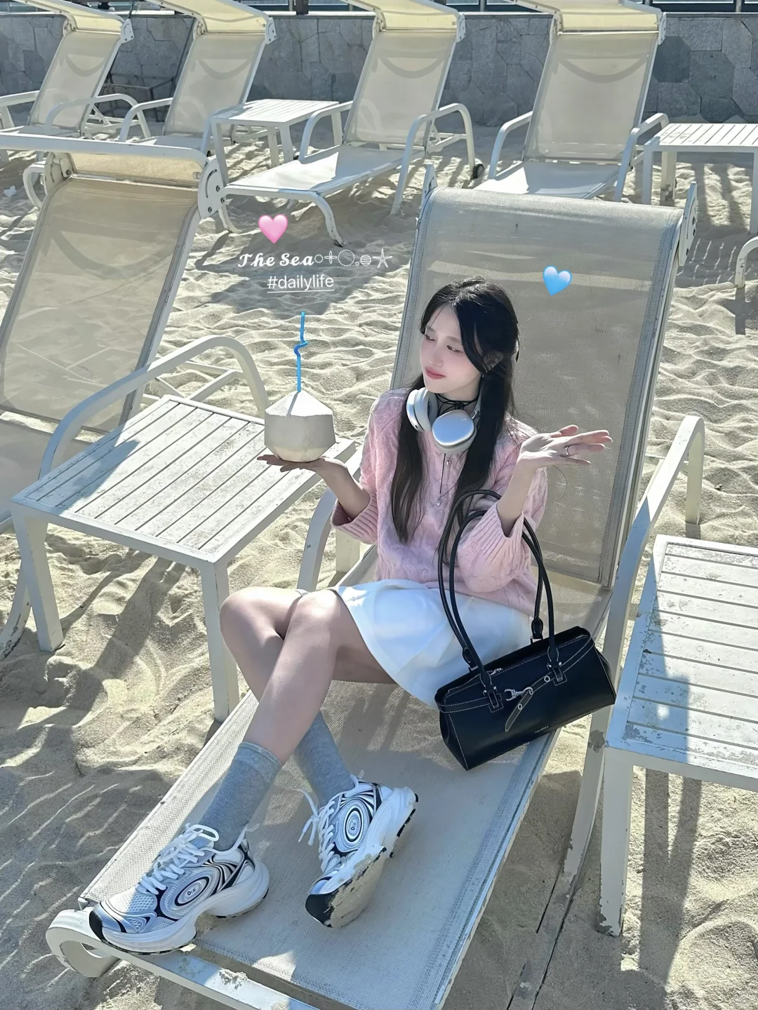 在果冻海边浅春系一下