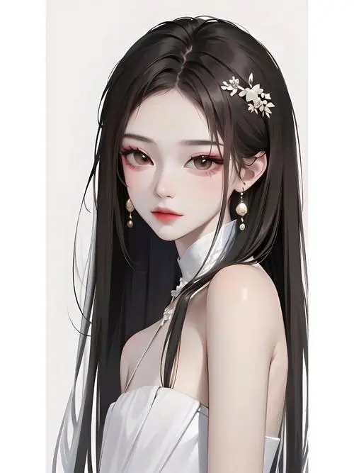 大波浪-黑直长