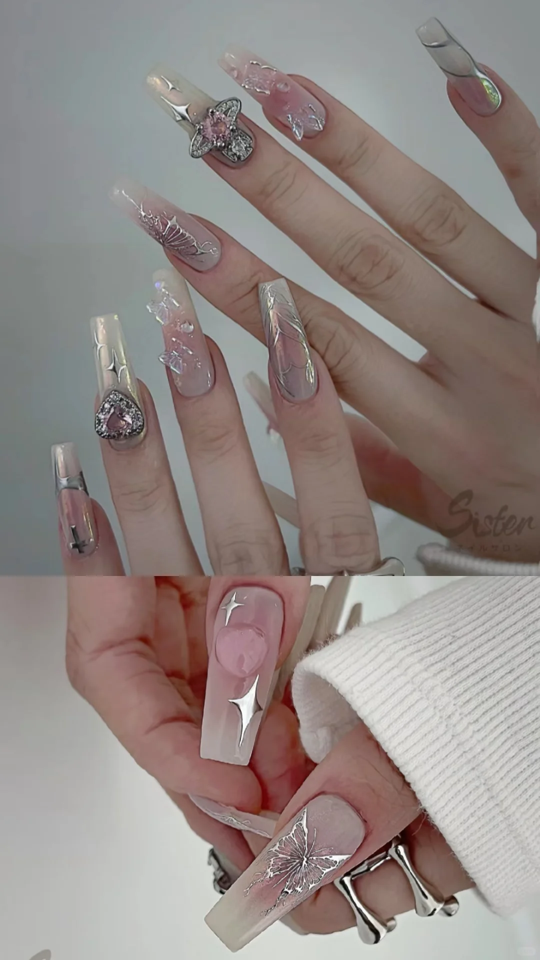 甜酷风美甲♠️-做最酷的女孩｜甜酷辣妹