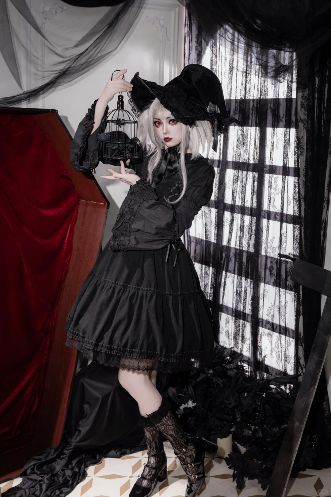 🖤魔女·使魔🖤哥特风Lolita写真