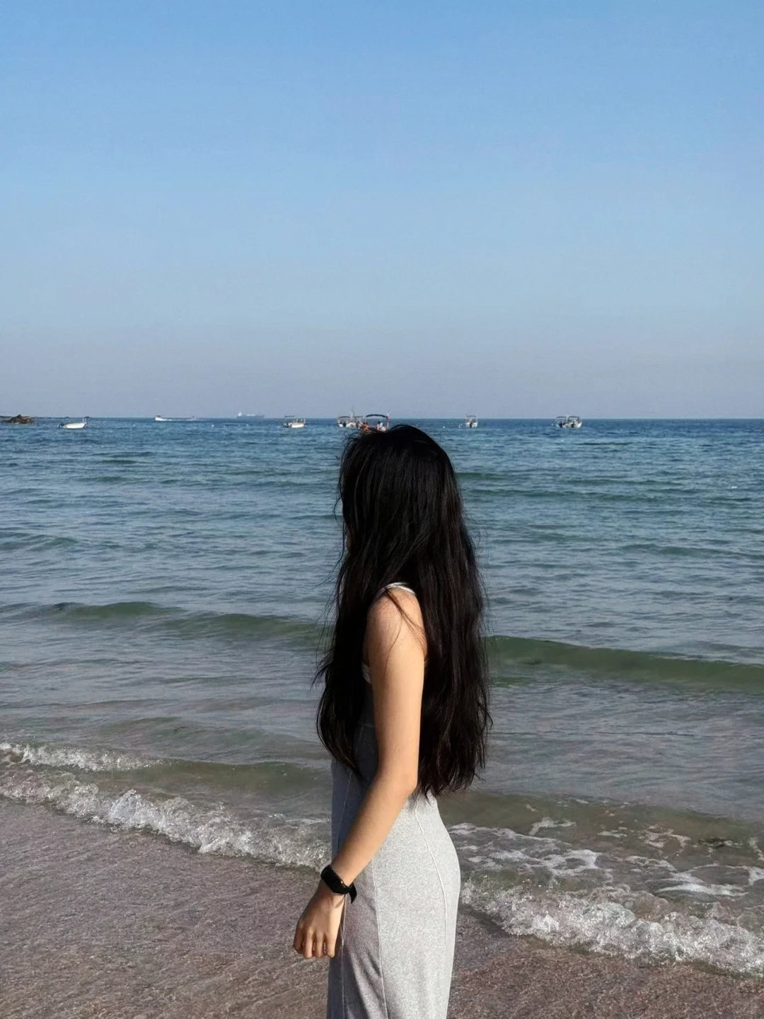 淡人穿搭下课后去海边牵着海草跳舞吧