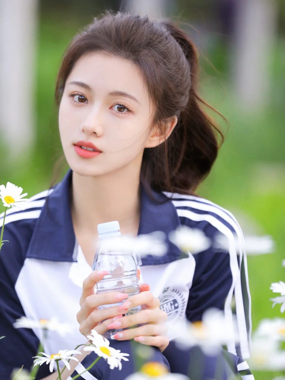 马尾是扬起的青春｜初恋感校园写真