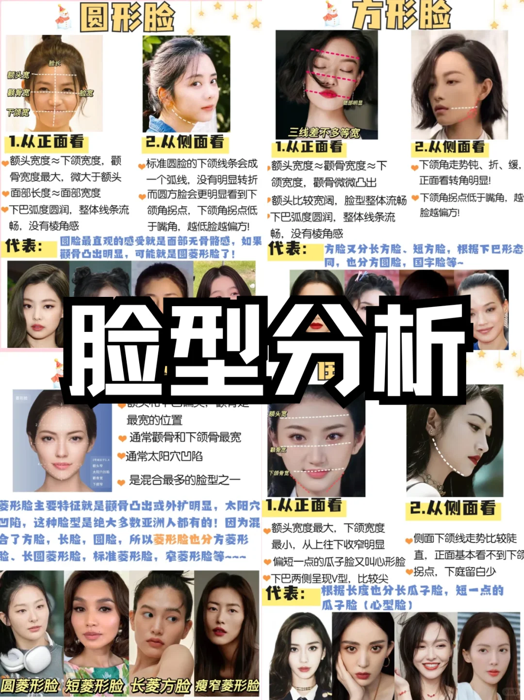 圆脸才是天生的甜妹脸型！！！