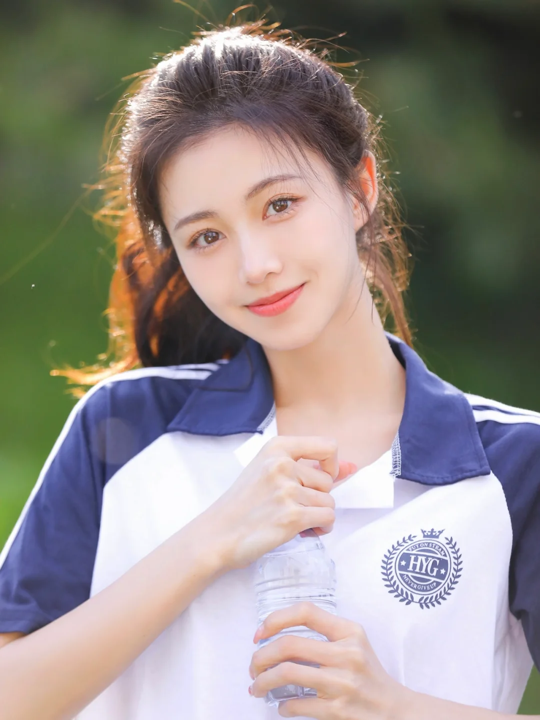 马尾是扬起的青春｜初恋感校园写真