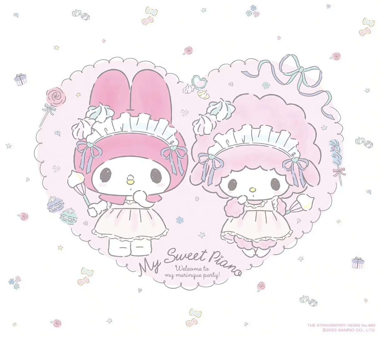 超清平板壁纸分享 美乐蒂＆piano小羊专场
