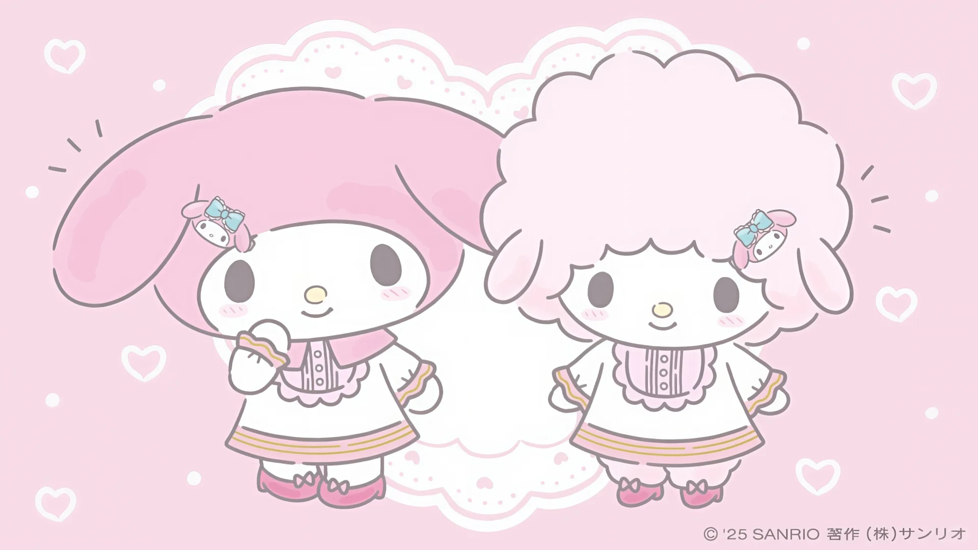 超清平板壁纸分享 美乐蒂＆piano小羊专场