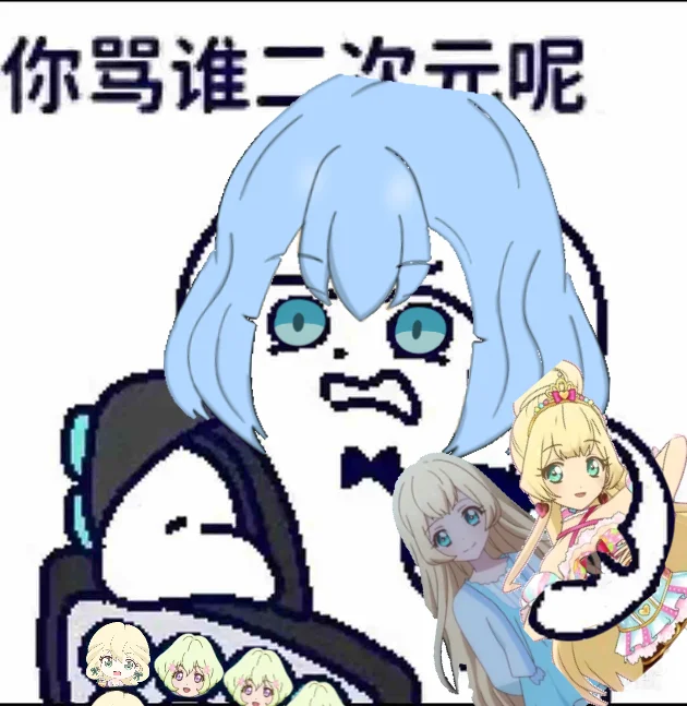 你骂谁二次元呢