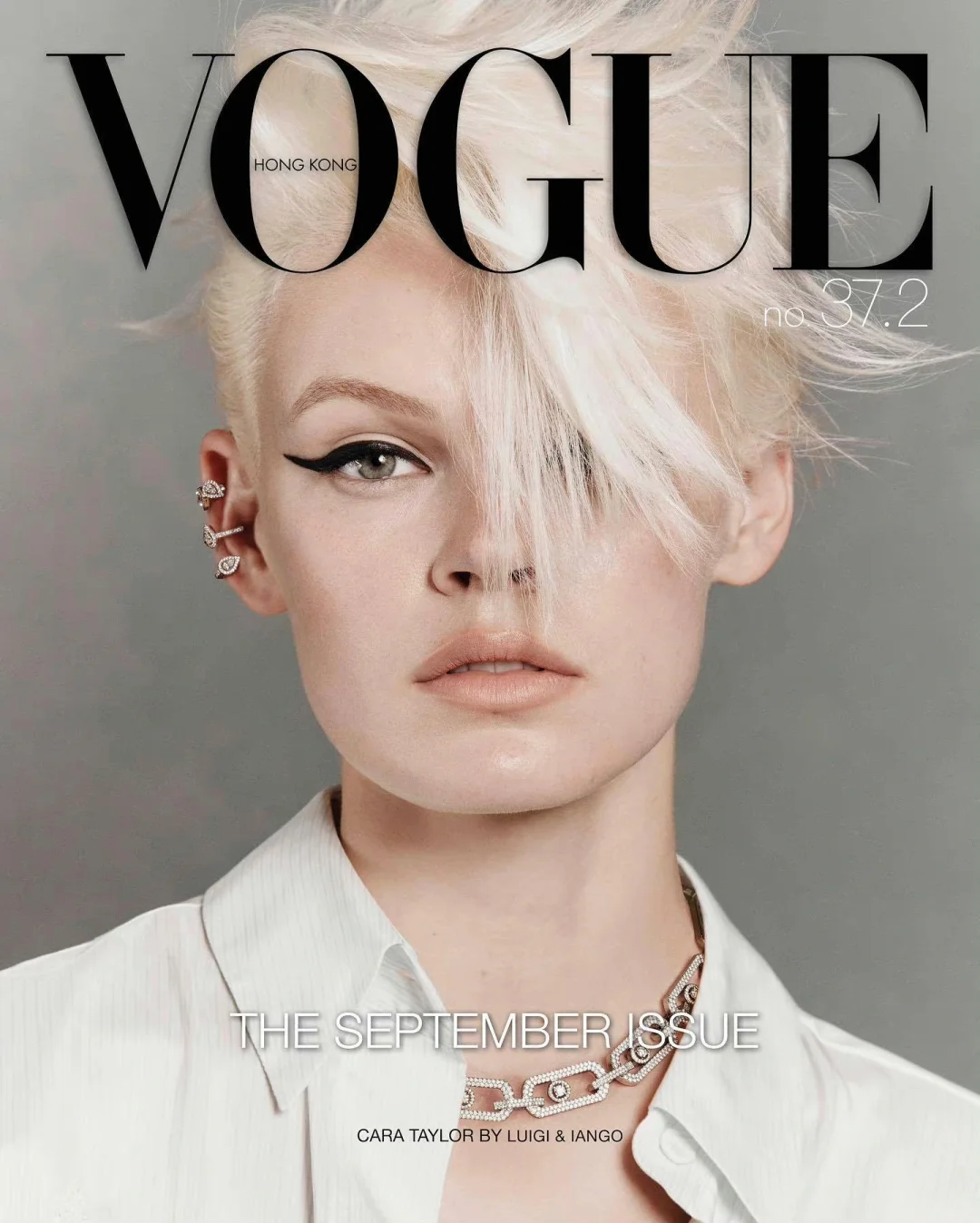 港版Vogue金九大片出炉，群模演绎黑白大片