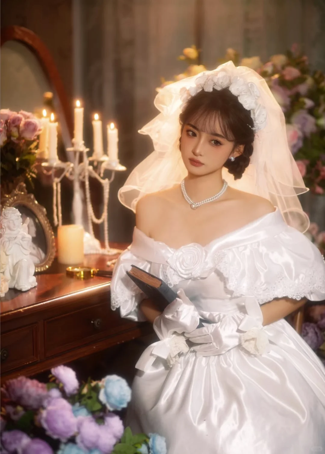 单人复古婚纱写真l每个女孩的婚纱梦✨