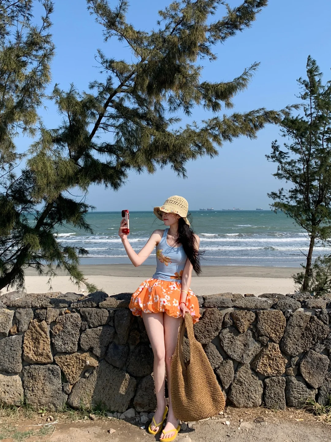 橘子味的夏日海边🌅𓇼𓈒𓂂𓈒🪸🫧