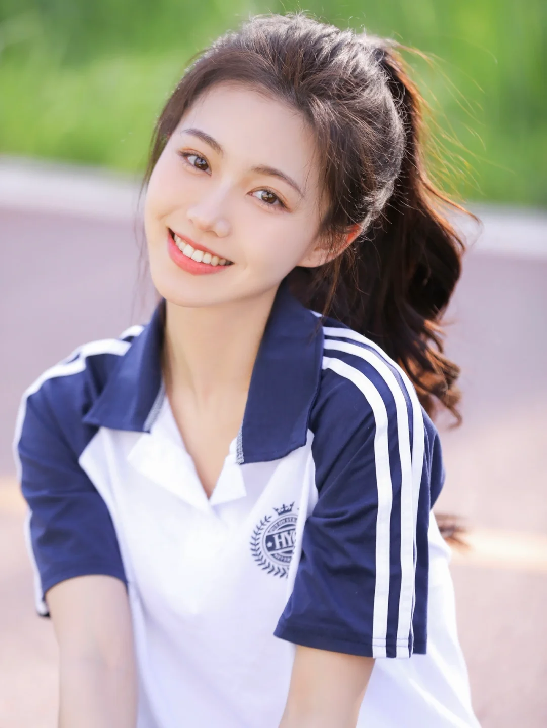 马尾是扬起的青春｜初恋感校园写真