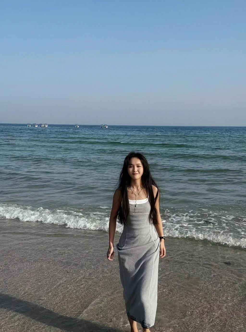 淡人穿搭下课后去海边牵着海草跳舞吧