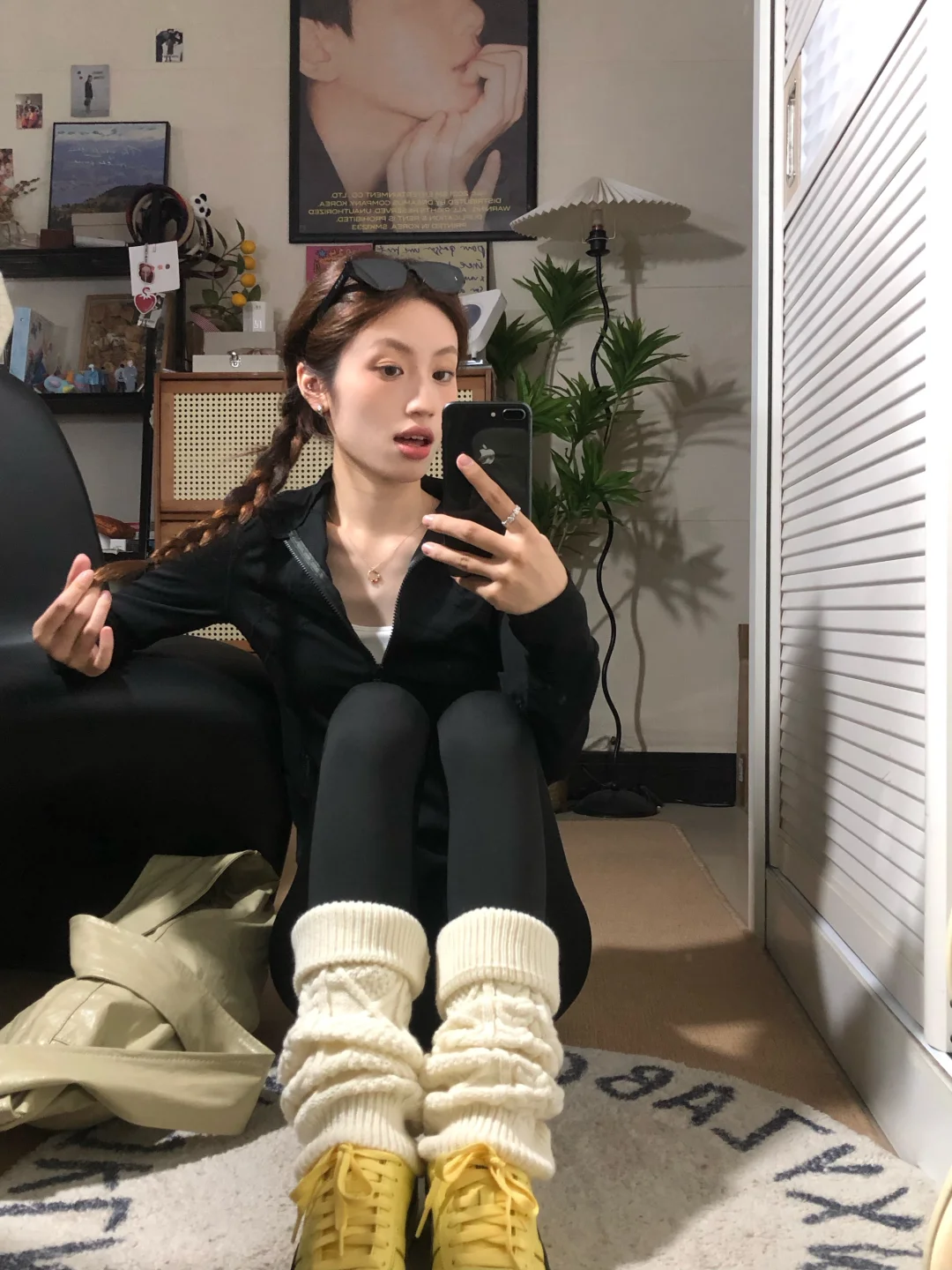 初秋瑜伽服穿搭思路