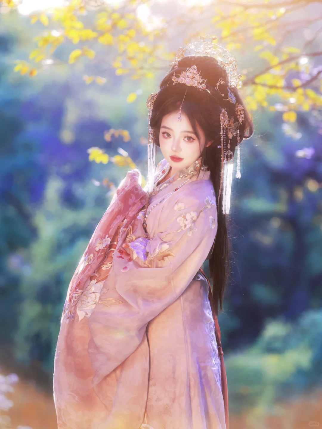 她，是秋日里的女剑仙，温婉却不失锋芒