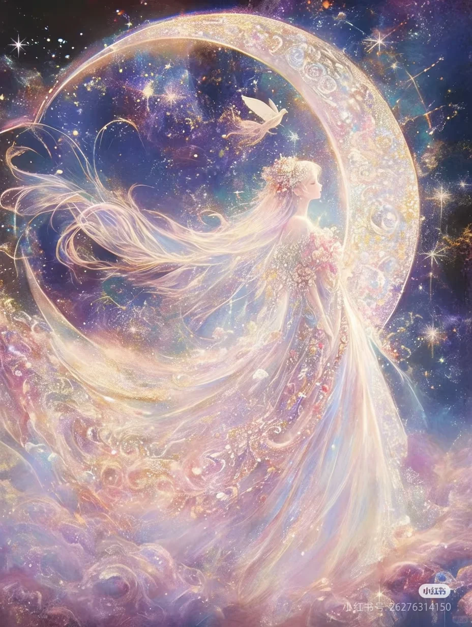 天使与月光之神，太美了～