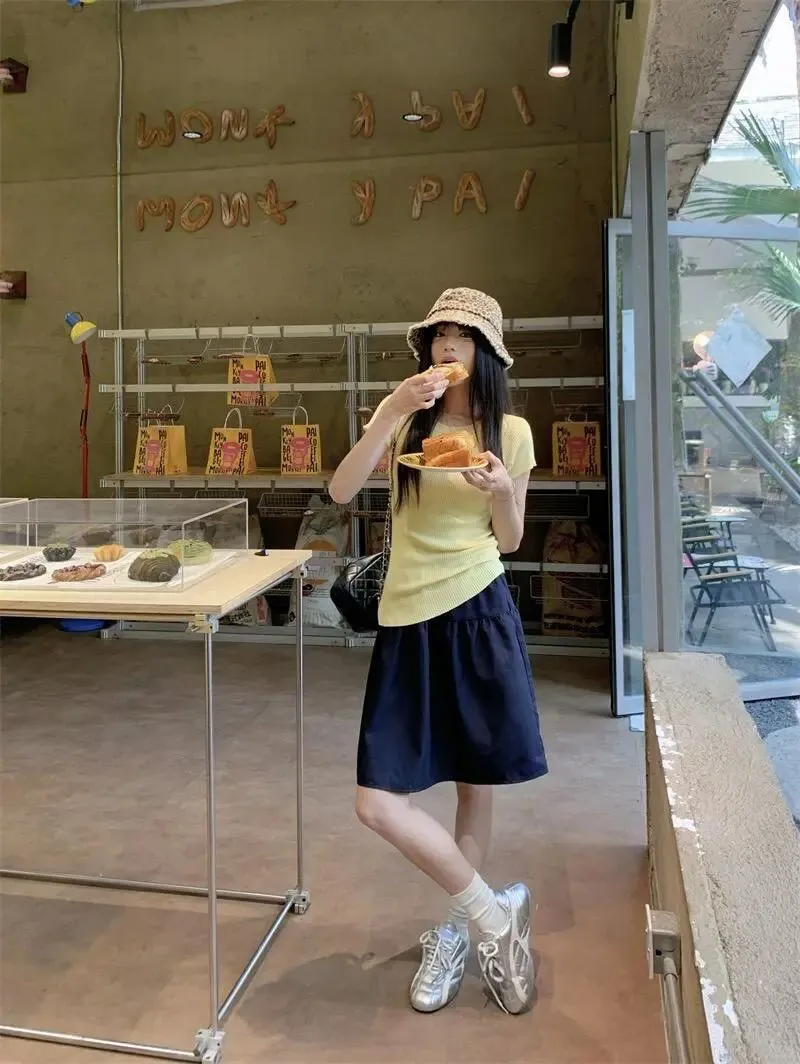喜欢的韩系清新气质穿搭～