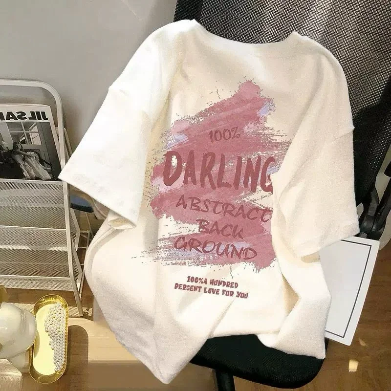 夏日必备👚复古字母T恤