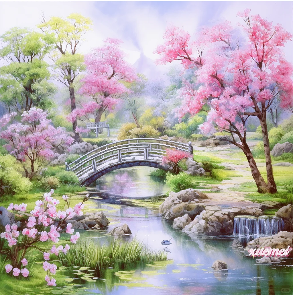 日本风景-插画-可做壁纸-素材分享