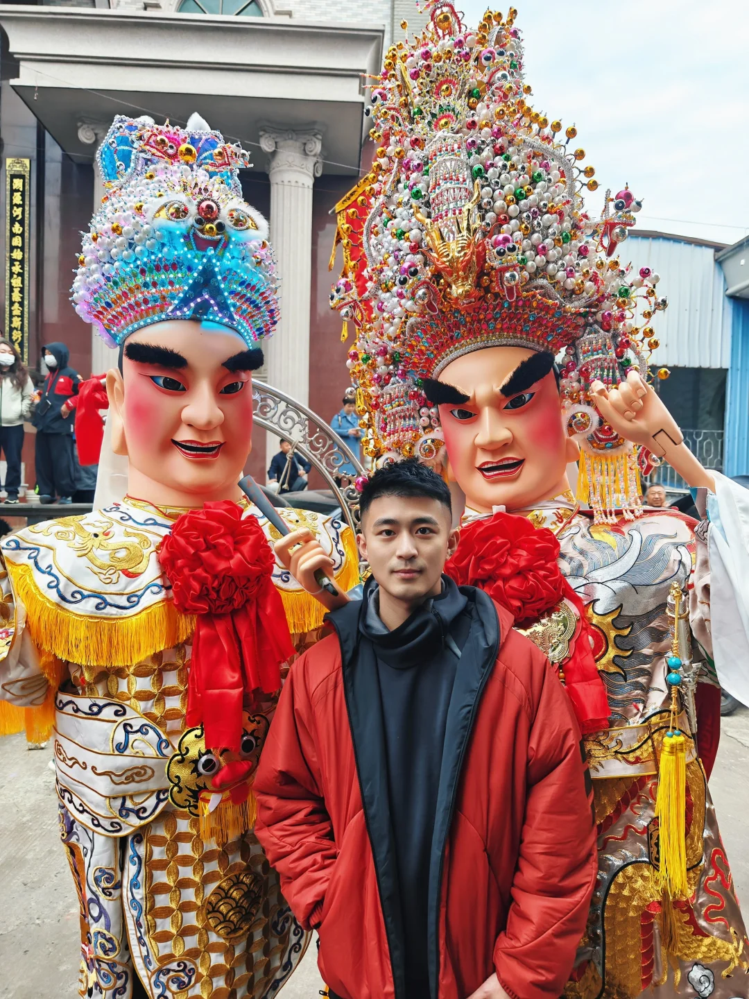 今天在老家体验了一把儿时回忆—首峰游神～