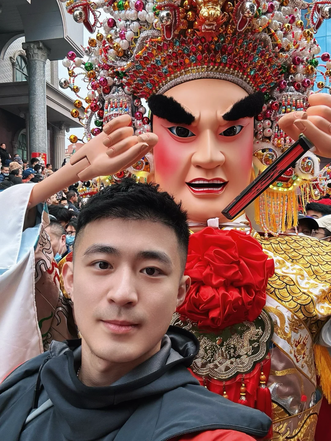 今天在老家体验了一把儿时回忆—首峰游神～