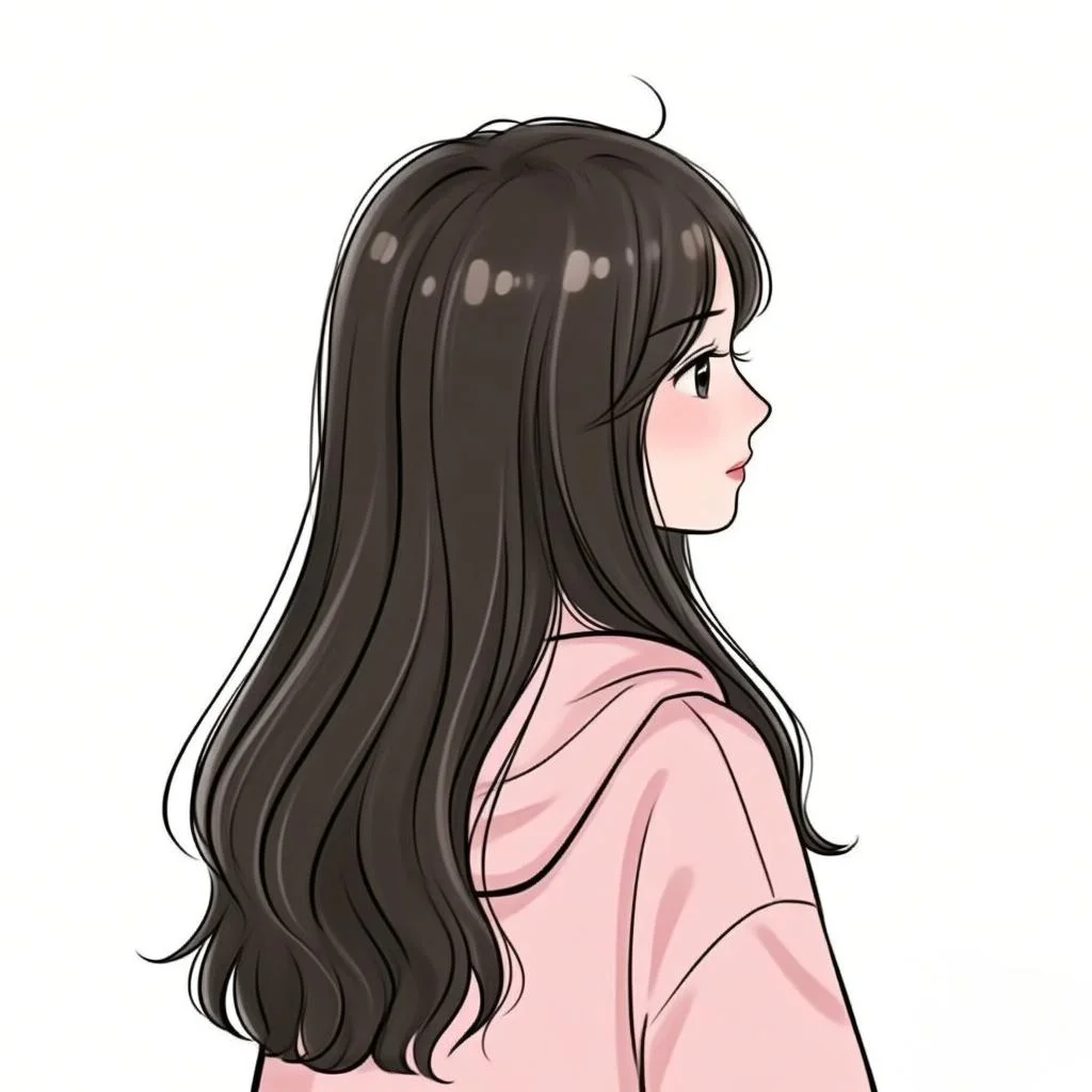 温柔的卫衣女孩，美女头像分享