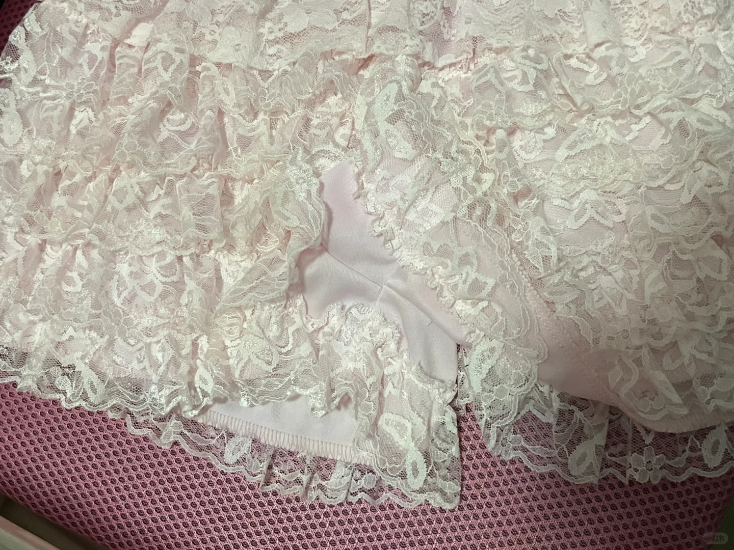 ➗日系奈奈风蕾丝裤裙
