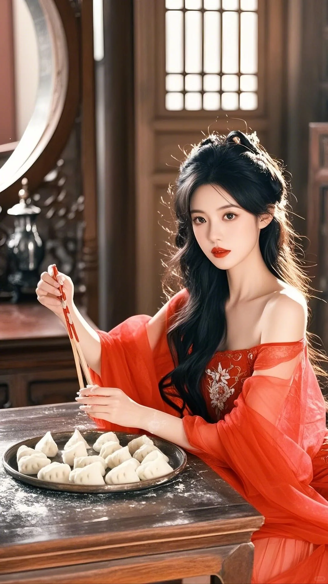 AI汉服美女，真的好绝！❤️