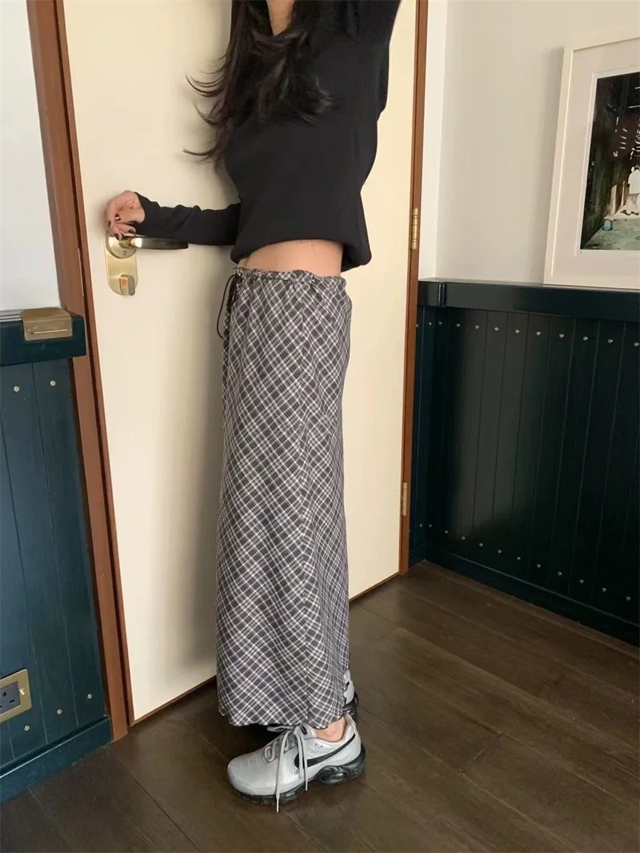 美式复古格纹裙真的好耐看