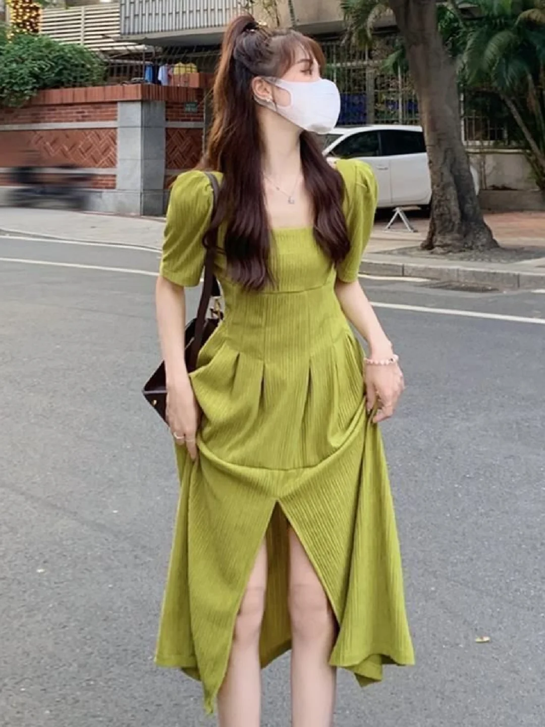 撕哈！😍哥弟这条裙子把我的美发挥到极致