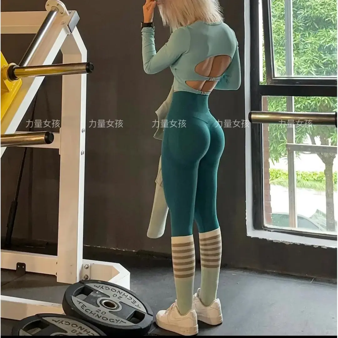 【超高腰提臀收腹】超显臀健身裤女蜜桃提臀