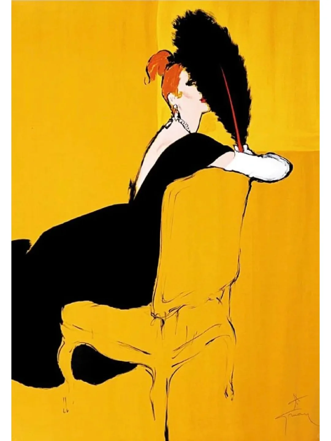一条线，画尽美人万种风情