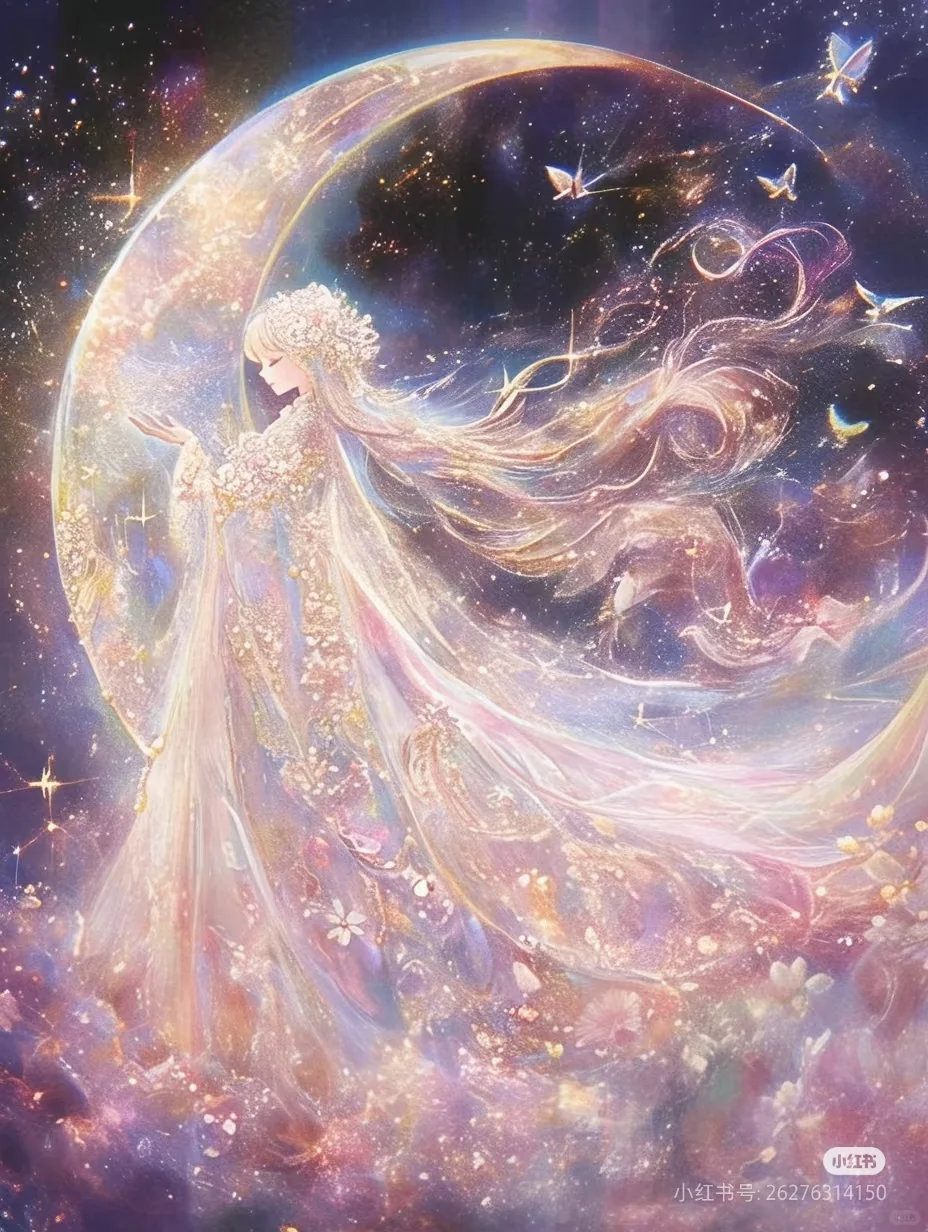 天使与月光之神，太美了～