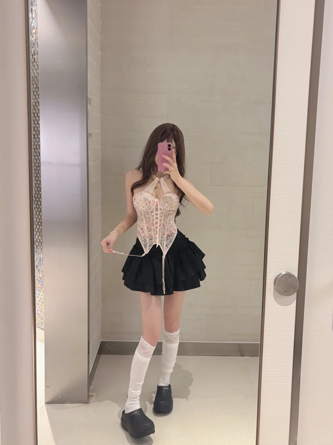 左滑上身！甜心芭比🩰绝美甜辣胸衣