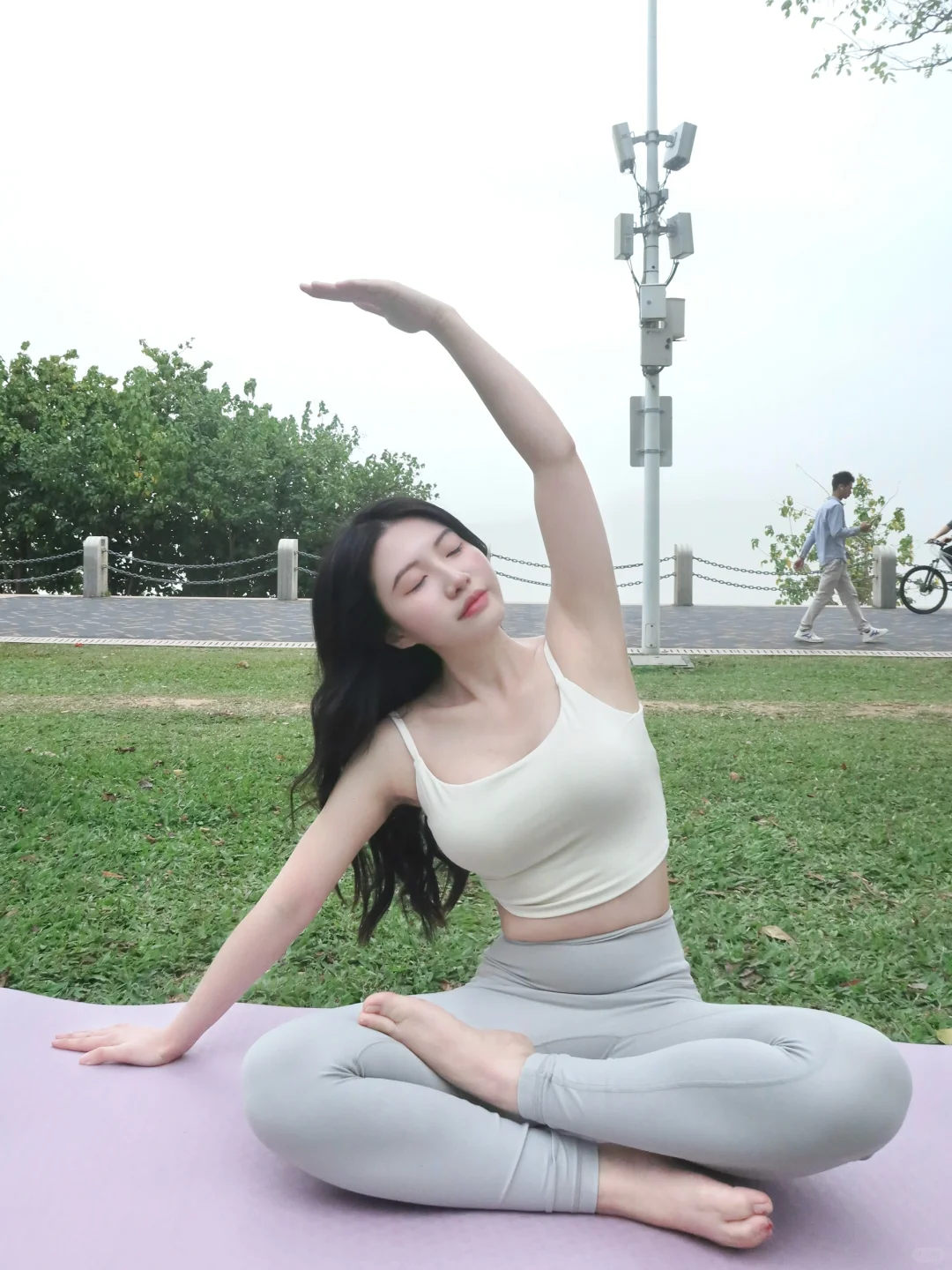 户外瑜伽初体验‍♀️