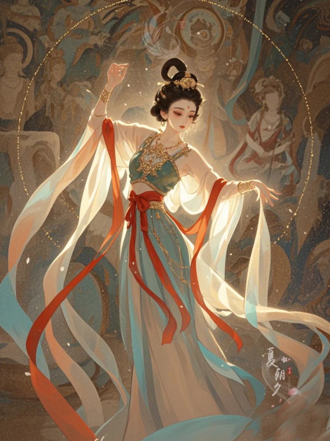 梦里的敦煌｜敦煌乐舞姬，翩若惊鸿婉若游龙