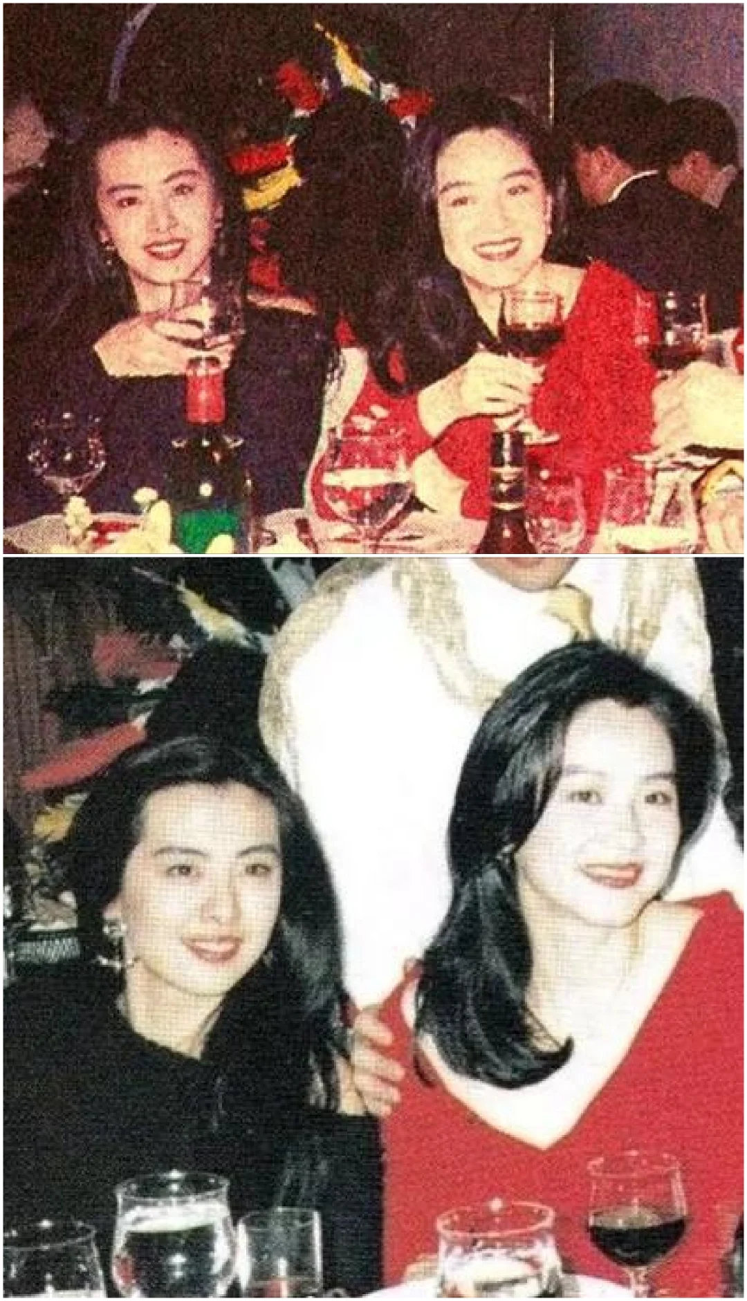 眸光流转含秋水 香肩半露醉红尘