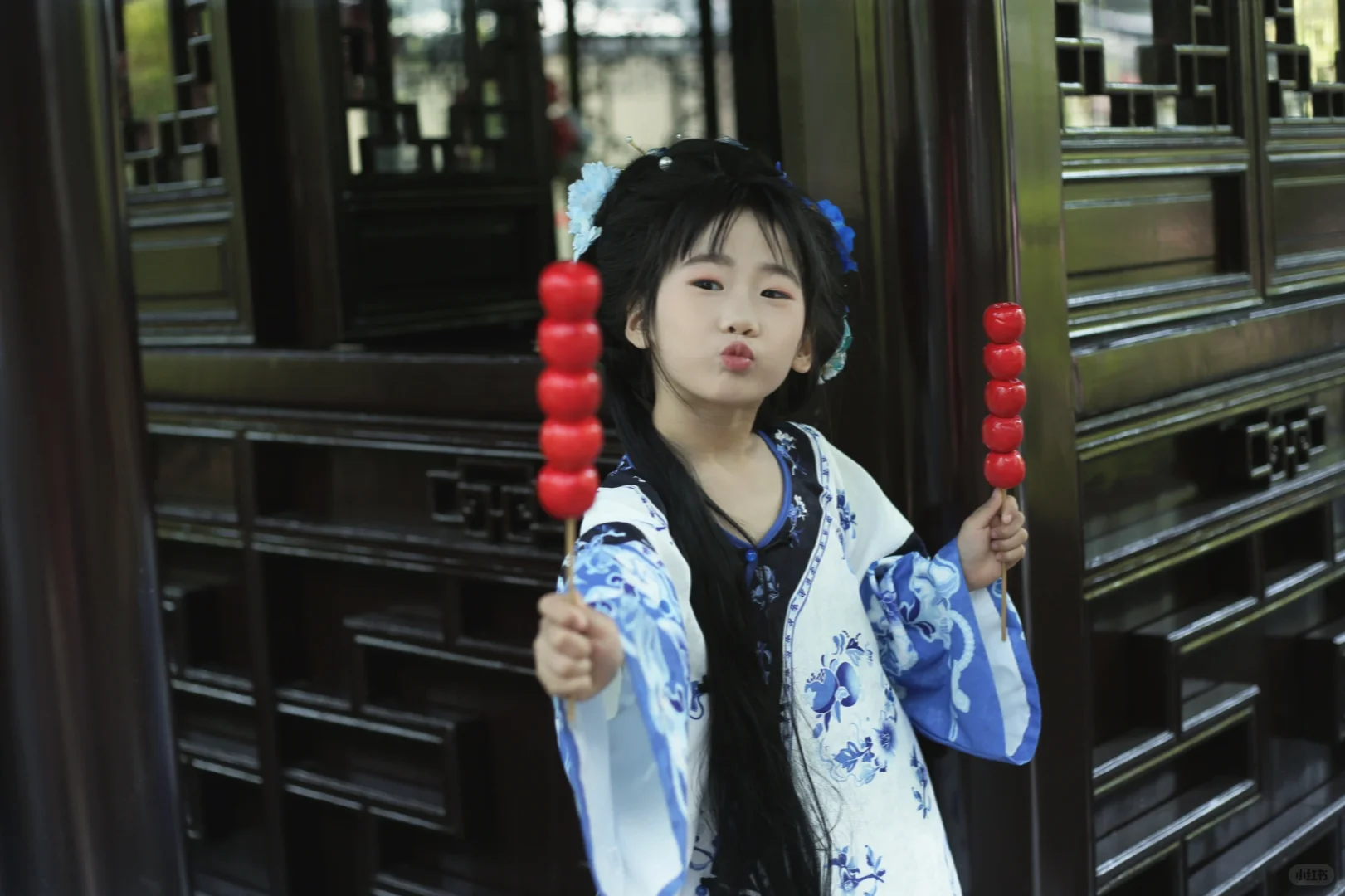 清汉女写真，母女写真